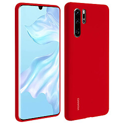 Coque Huawei P30 Pro Coque Soft-Touch Semi-rigide Silicone Case Huawei - Rouge