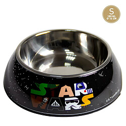 Mangeoire pour chiens Star Wars Mélamine 180 ml Noir Métal