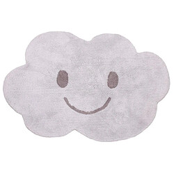 Nattiot Tapis NUAGE Nimbus Gris lavable chambre bebe - Couleur - Gris, Taille - 115 x 75 cm