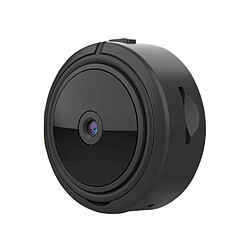 Chrono Caméra espion, mini caméra espion WiFi HD, caméra extérieure/intérieure avec détecteur de vision et de mouvement, fonction d'enregistrement(Noir)