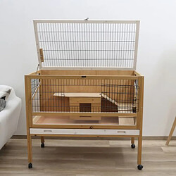 Kerbl Cage de petits animaux Indoor Deluxe 115 x60 x92,5 cm Bois 82725