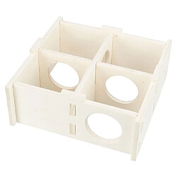 TRIXIE Maison pour rongeurs à 4 pièces 30x12x30 cm Bois pas cher