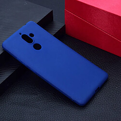 Wewoo Coque Souple Pour Nokia 7.1 Plus Candy Color TPU Case Bleu