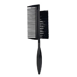 2-en-1 Doux Brosses Barbier Cheveux Propre Brosse À Cheveux Barbe de Coupe Peigne Styling Accessoire