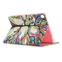 Acheter Etui en PU impression de motifs avec support arbre colorisé pour votre Apple iPad 10.2 (2019)