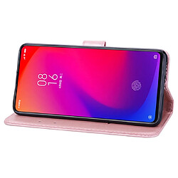 Acheter Wewoo Housse Coque Etui en cuir avec rabat horizontal gaufré rose fentes pour cartes et porte-cartes Xiaomi Redmi K20 / K20 Pro or