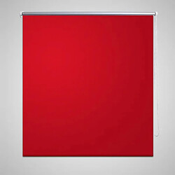 vidaXL Store enrouleur occultant 160 x 175 cm rouge