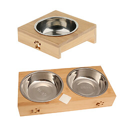 Table pour animaux de compagnie Mangeoire chien