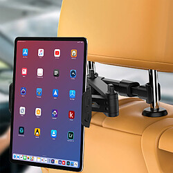 Avis Support Voiture Téléphone / Tablette Appuie-tête Rotatif à 360° LinQ - Noir