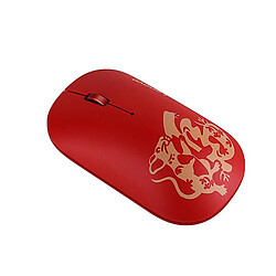 Avis Yonis Souris Sans Fil Silencieuse Ergonomique Rouge