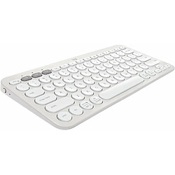 Logitech Pebble Keys 2 K380s - QWERTY US International Layout, White