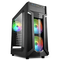 Boîtier ATX semi-tour Sharkoon VG6-W RGB Noir