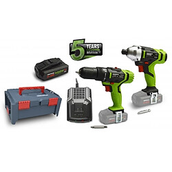 Kit 2 machines sans fil 20V + coffret -Constructor