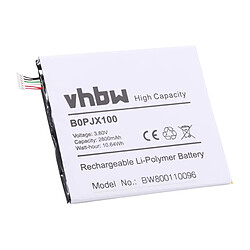 vhbw Li-Polymer Batterie 2800mAh (3.85V) pour téléphone, smartphone HTC A53, A55, D828t, D828w comme BOPJX100, 35H00239-00M.