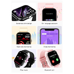 Avis Universal Montre intelligente dorée pour IOS Femme Bluetooth Appelé Musique Contrôle Surveillance de la fréquence cardiaque Homme Smartwatch imperméable |