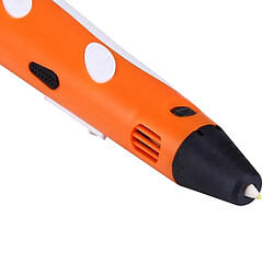 Acheter Wewoo Orange Stylo d'impression 3D portable, prise EU