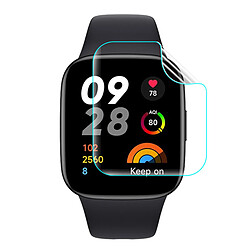 Avis PHONECARE Kit Bracelet SmoothSilicone + Film de Hydrogel pour Xiaomi Redmi Watch 3 Active - Noir