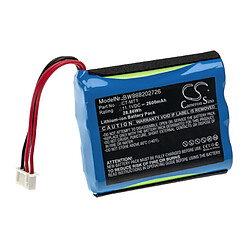 vhbw Batterie compatible avec Clarke-Tech CT Triple outil de mesure (2600mAh, 11,1V, Li-ion)