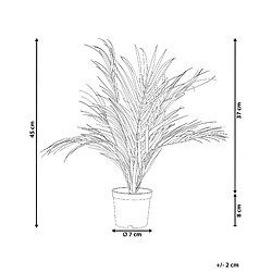 Avis Beliani Plante artificielle ARECA PALM 45 cm