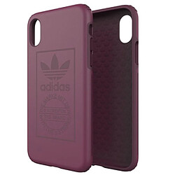 Coque Adidas Originals Logo antichoc iPhone X bordeaux