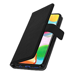 Avizar Housse Samsung Galaxy A41 Étui Folio Porte-carte Fonction Support Vidéo Noir