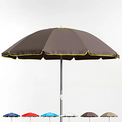 Beachline Parasol de plage 220 cm aluminium coupe-vent professionnel UV protection Bagnino Fluo