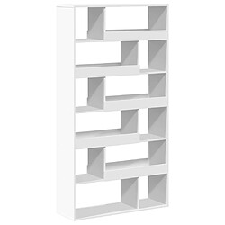 vidaXL Cloison de séparation blanc 100x33x187,5 cm bois d'ingénierie