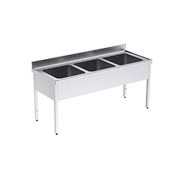 Plonge Inox Professionnelle Triple 1800 - Distform