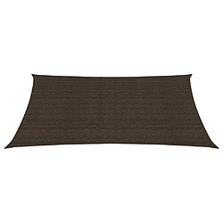 Helloshop26 Voile d'ombrage 160 g/m² 2,5 x 3,5 m PEHD marron 02_0009135