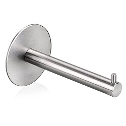 Universal Porte-papier toilette Porte-papier toilette Acier inoxydable Brossé Nickel 3M Adhésif Porte-papier WC Accessoires de toilette | Porte-papier toilette | Clips à papier toilette | Tableau de clips à tissu de salle de bains(Argent)