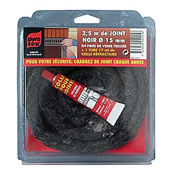 Pyrofeu Joint noir d15, 2.50m