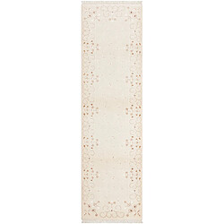 Vidal Tapis de couloir en laine 290x81 beige Darya 