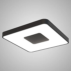 Inspired Plafonnier Carré 100W LED Avec Télécommande 2700K-5000K, 6000lm, Noir, 3 ans de Garantie