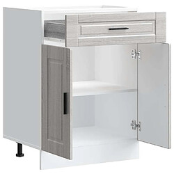 Acheter vidaXL Armoire de cuisine Porto sonoma gris bois d'ingénierie