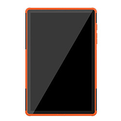 Avis Wewoo Housse Coque Pour Galaxy Tab S6 Texture de pneu TPU + PC Antichoc avec support Orange