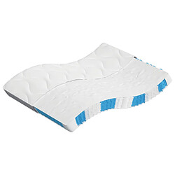 Maison Chic Matelas à ressorts ensachés moyen, Matelas doux 140x190 cm -GKD24489