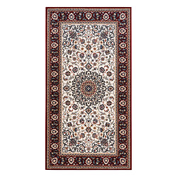 RUGSX Tapis NAIN Ornement, cadre 6635 51036 beige bordeaux 120x170 cm