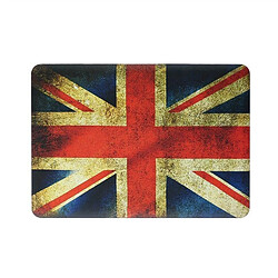 Wewoo Housse Coque Mac Étui de protection en plastique dur givré pour Motif drapeau britannique rétro Macbook Pro 13,3 pouces pas cher