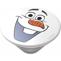 PopSockets Pop Grip pour Smartphones Gén 2 Design Olaf le Bonhomme de Neige Blanc