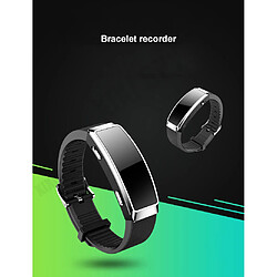 Universal Bracelet magnétophone 4 Go Activation Magnétophone Mini Audio Voix Professionnelle Petit Joueur Micro Écoute Numérique | Magnétophone Numérique