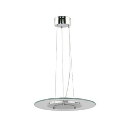 EPIKASA Suspension Minnesota, Blanc, Verre, 45x45x125 cm