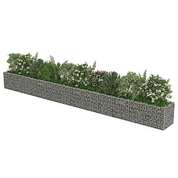 Acheter Maison Chic Jardinière,Lit surélevé - Bac à fleurs - pot de fleur à gabion Acier galvanisé 540x50x50 cm -GKD40350