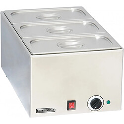 Bain-Marie Professionnel Inox 3 Bacs GN 1/3 - Casselin