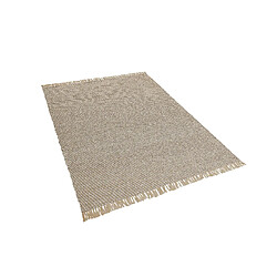 Acheter Beliani Tapis beige à motif rayé 140 x 200 cm ALADAG