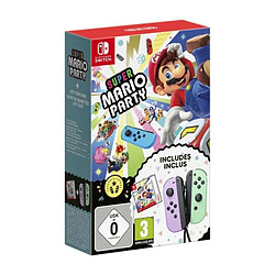 Super Mario Party (Code) + Paire de manettes Joy-Con Violet Pastel & Vert Pastel - Édition Bundle | Jeu Nintendo Switch