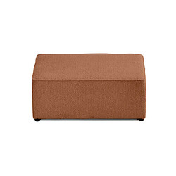 Acheter Bestmobilier Topaze - pouf - en tissu bouclette