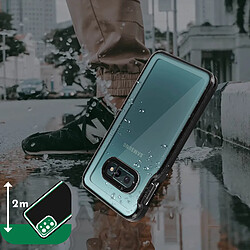 Acheter Coque Samsung Galaxy S10e Bi-matière Waterproof 2m Film Écran Redpepper noir