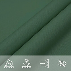 Acheter ComfortXL Voile De Parasol Tissu Oxford Rectangulaire 5x6 M Vert Foncé