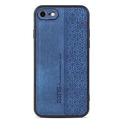 Coque en TPU + PU AZNS anti-chute pour votre iPhone 7/8 4.7 pouces/SE (2020)/SE (2022) - bleu