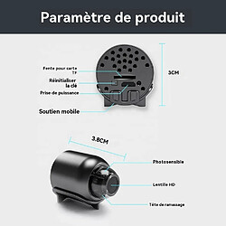 Avis Vision nocturne WiFi mini caméra 1080P, surveillance de bébé de sécurité à domicile, carte mémoire gratuite